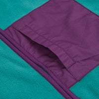 Workware Life Fleece Vest in Turquoise and Purple thumbnail