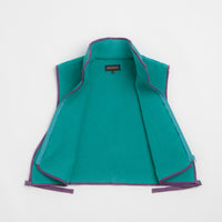 Workware Life Fleece Vest in Turquoise and Purple thumbnail