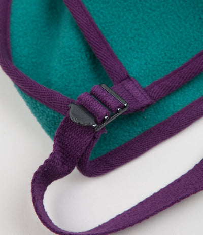 Workware Life Fleece Vest in Turquoise and Purple