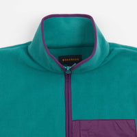 Workware Life Fleece Vest in Turquoise and Purple thumbnail