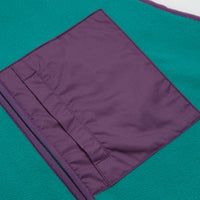 Workware Life Fleece Vest in Turquoise and Purple thumbnail