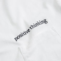Workware Positive Thinking Heavyweight Pocket T-Shirt in White thumbnail