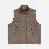 Workware Puff Vest in Houndstooth thumbnail