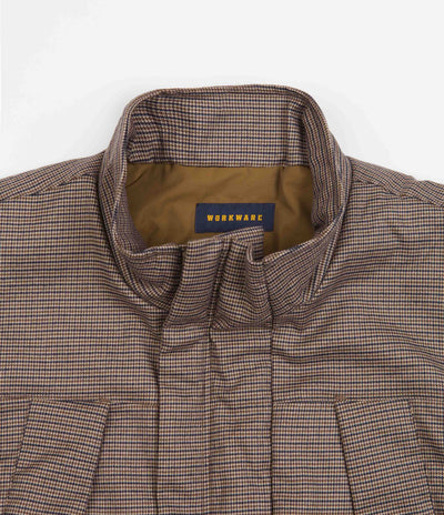 Workware Puff Vest in Houndstooth