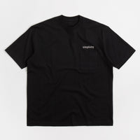 Workware Simplicity Heavyweight Pocket T-Shirt in Black thumbnail