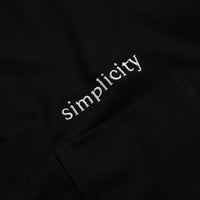 Workware Simplicity Heavyweight Pocket T-Shirt in Black thumbnail
