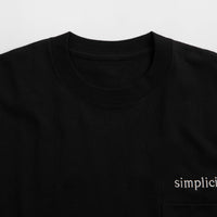 Workware Simplicity Heavyweight Pocket T-Shirt in Black thumbnail