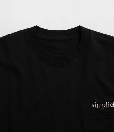 Workware Simplicity Heavyweight Pocket T-Shirt in Black
