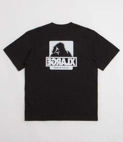 XLarge Backside OG T-Shirt in Black and Black