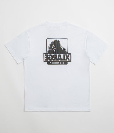 XLarge Backside OG T-Shirt in White and White