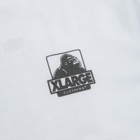 XLarge Backside OG T-Shirt in White and White thumbnail