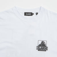 XLarge Backside OG T-Shirt in White and White thumbnail