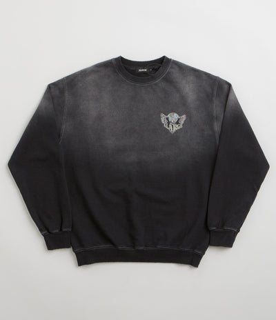 XLarge Eagle Wings To The World Crewneck Sweatshirt in Black