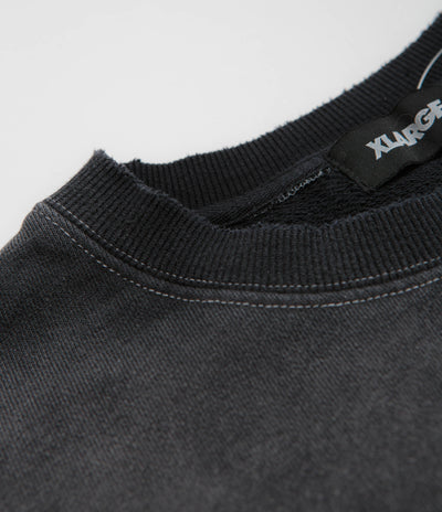 XLarge Eagle Wings To The World Crewneck Sweatshirt in Black