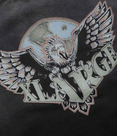 XLarge Eagle Wings To The World Crewneck Sweatshirt in Black