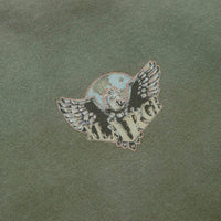 XLarge Eagle Wings To The World Crewneck Sweatshirt in Olive thumbnail