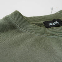 XLarge Eagle Wings To The World Crewneck Sweatshirt in Olive thumbnail