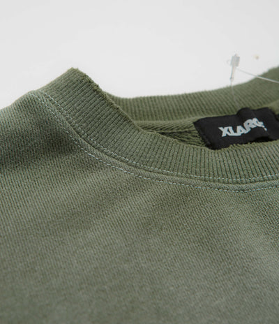 XLarge Eagle Wings To The World Crewneck Sweatshirt in Olive