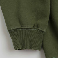 XLarge Eagle Wings To The World Crewneck Sweatshirt in Olive thumbnail