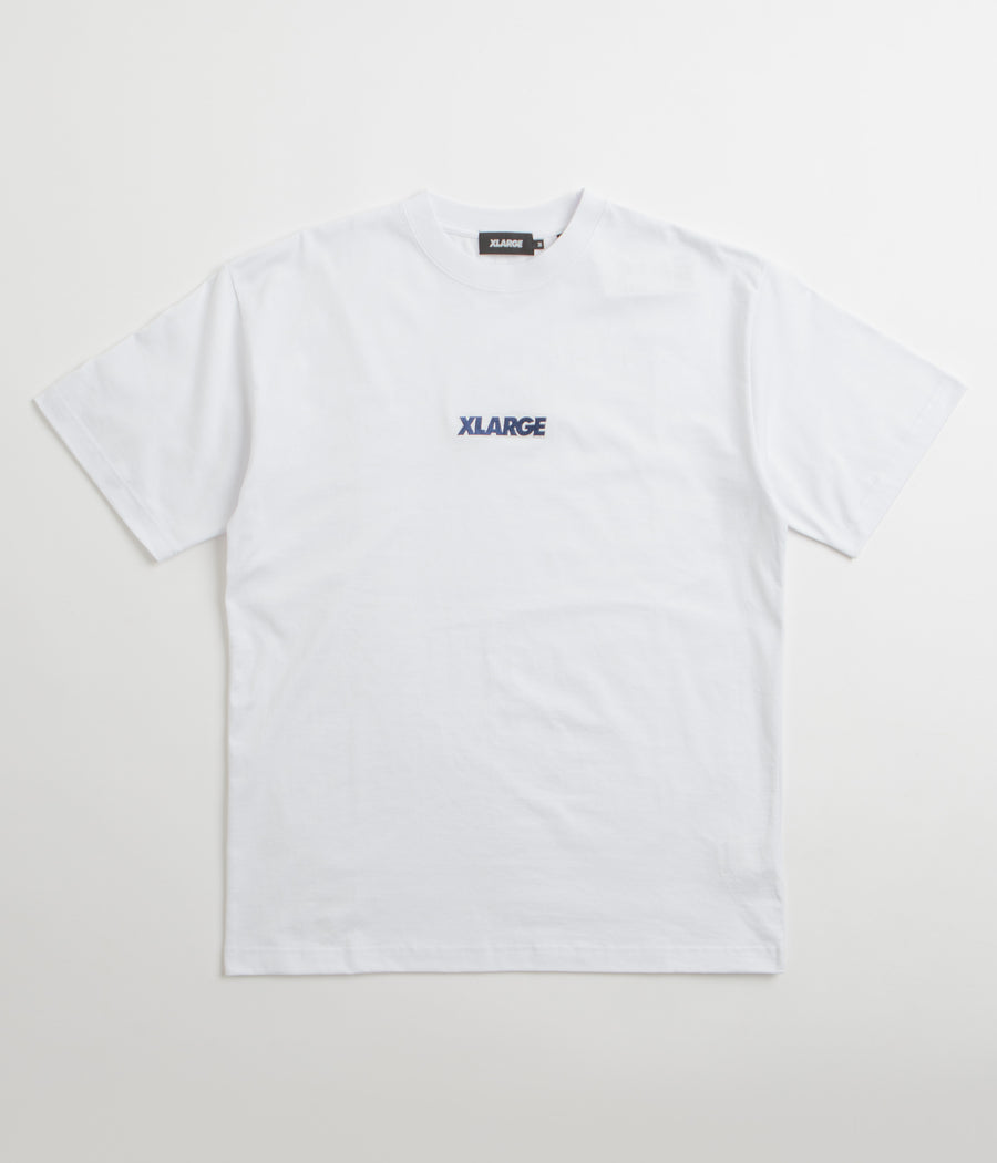 XLarge Embroidered Standard Logo T-Shirt in White