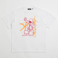 XLarge Peace And Fortune T-Shirt in Pigment Dyed White thumbnail
