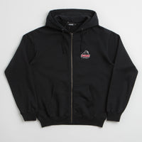XLarge Slanted OG Full Zip Hoodie in Black and Black thumbnail