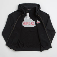 XLarge Slanted OG Full Zip Hoodie in Black and Black thumbnail