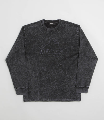 XLarge Slanted OG Long Sleeve T-Shirt in Black Chemical Wash
