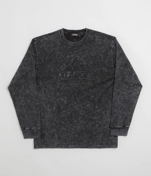 XLarge Slanted OG Long Sleeve T-Shirt - Black Chemical Wash