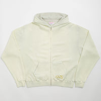 Yardsale Bleached Waffle Hoodie in Light Grey thumbnail
