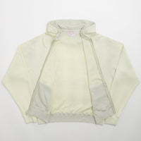 Yardsale Bleached Waffle Hoodie in Light Grey thumbnail