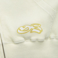 Yardsale Bleached Waffle Hoodie in Light Grey thumbnail