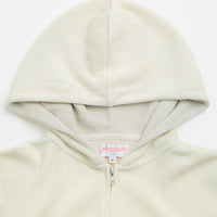 Yardsale Bleached Waffle Hoodie in Light Grey thumbnail