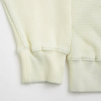 Yardsale Bleached Waffle Hoodie in Light Grey thumbnail