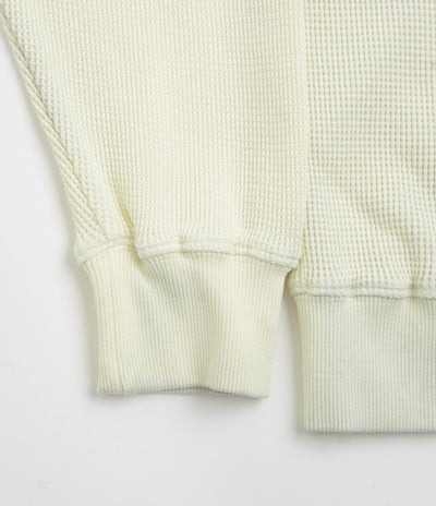 Yardsale Bleached Waffle Hoodie in Light Grey