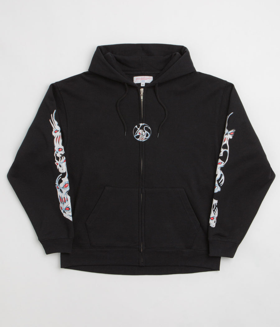 Yardsale Bullseye Full Zip Hoodie - Black