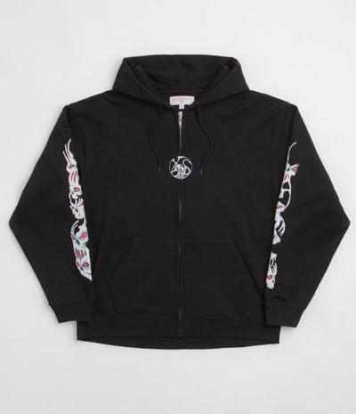 Yardsale Bullseye Full Zip Hoodie - Black