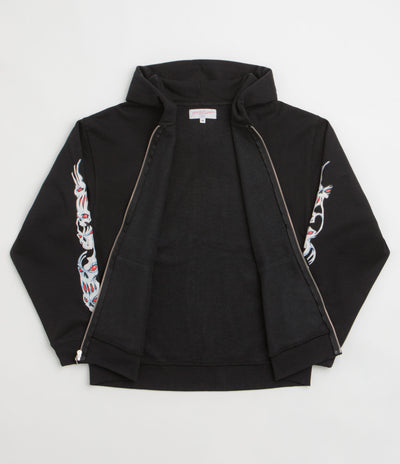 Yardsale Bullseye Full Zip Hoodie - Black