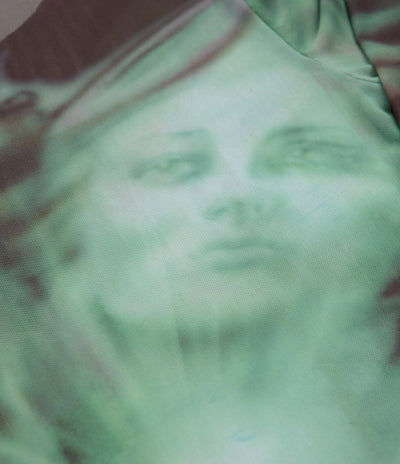 Yardsale Butterfly Mesh Long Sleeve T-Shirt - Black