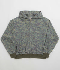 Yardsale Camo Zero Hoodie in Washed Green