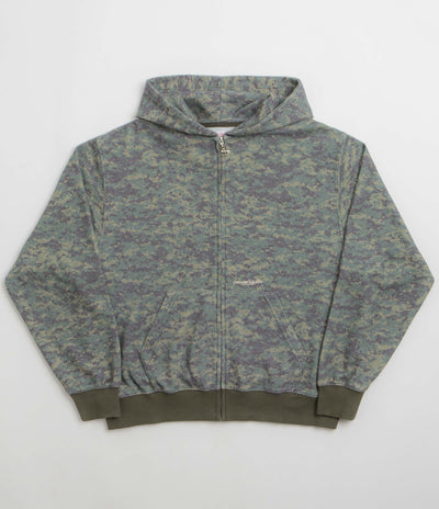 Yardsale Camo Zero Hoodie - Washed Green