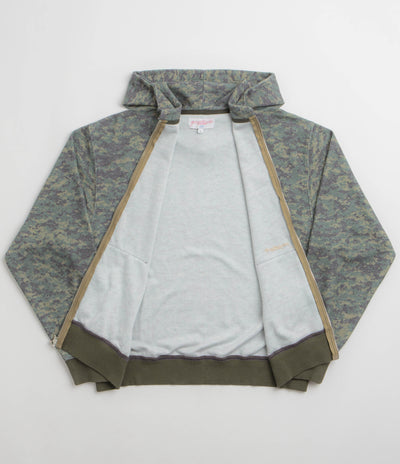 Yardsale Camo Zero Hoodie - Washed Green