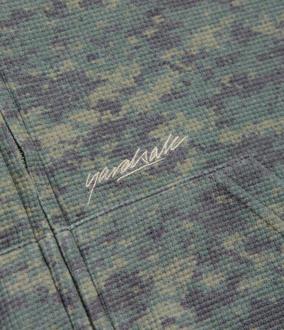Yardsale Camo Zero Hoodie - Washed Green