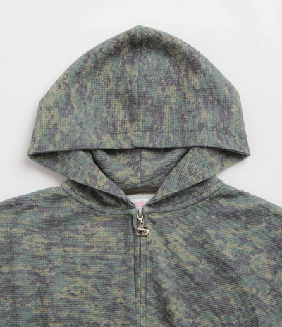 Yardsale Camo Zero Hoodie - Washed Green