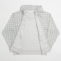 Yardsale Check Waffle Full Zip Hoodie - Grey thumbnail
