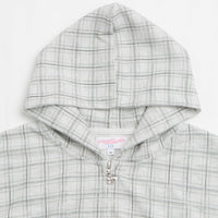Yardsale Check Waffle Full Zip Hoodie - Grey thumbnail