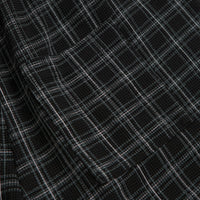 Yardsale Check Waffle Shorts - Black thumbnail