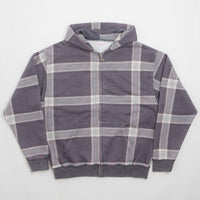 Yardsale Crib Checked Hoodie in Blue thumbnail