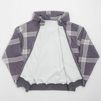 Y*N様 Yardsale Crib Checked Hoodie Yardsale Crib Checked Hoodie - Blue | flatspot