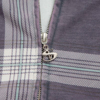 Yardsale Crib Checked Hoodie in Blue thumbnail